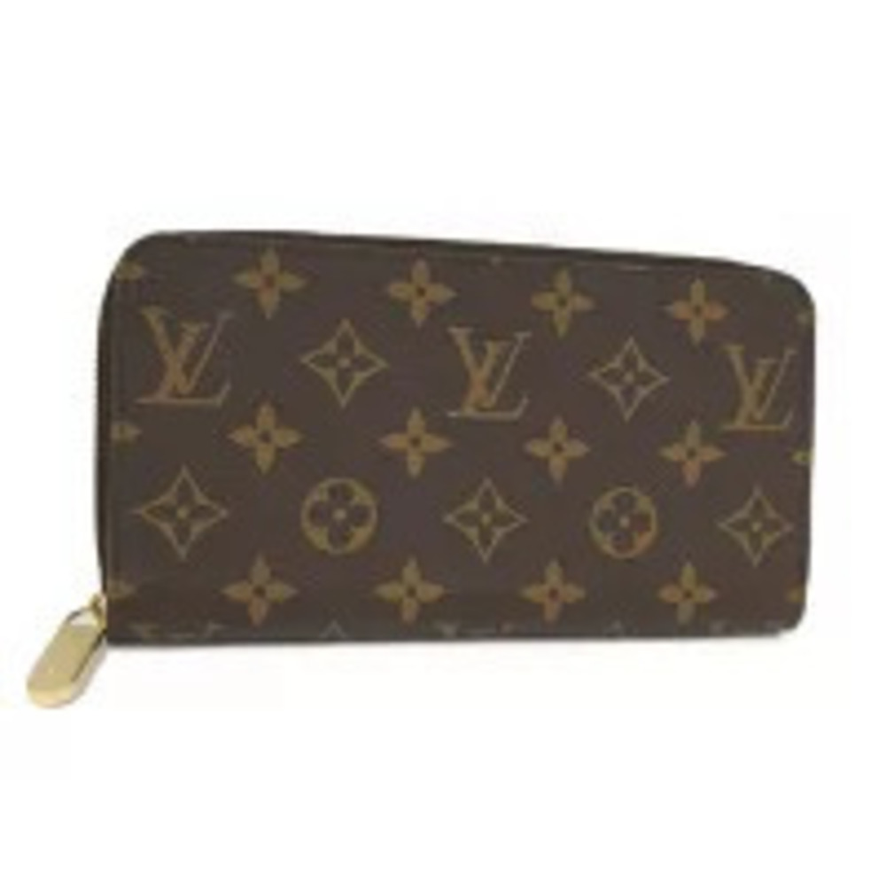 LOUIS VUITTON Round Zipper Long Wallet Zippy Monogram